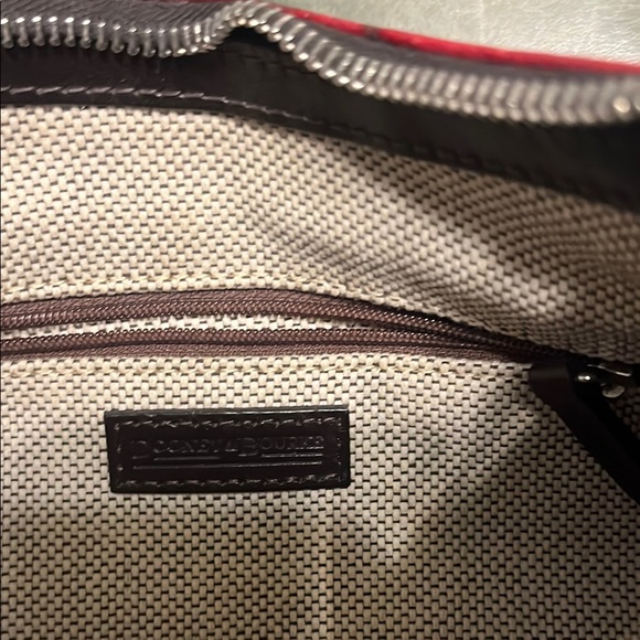 Dooney & Bourke Red Croc-Embossed Hobo Bag - Picture 5 of 8